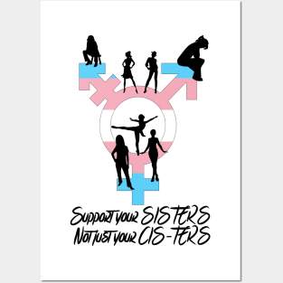 Support your sisters not just your cisters Posters and Art